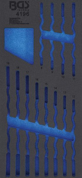 BGS Werkstattwageneinlage 1/3 leer für Art. 4196 4196-1